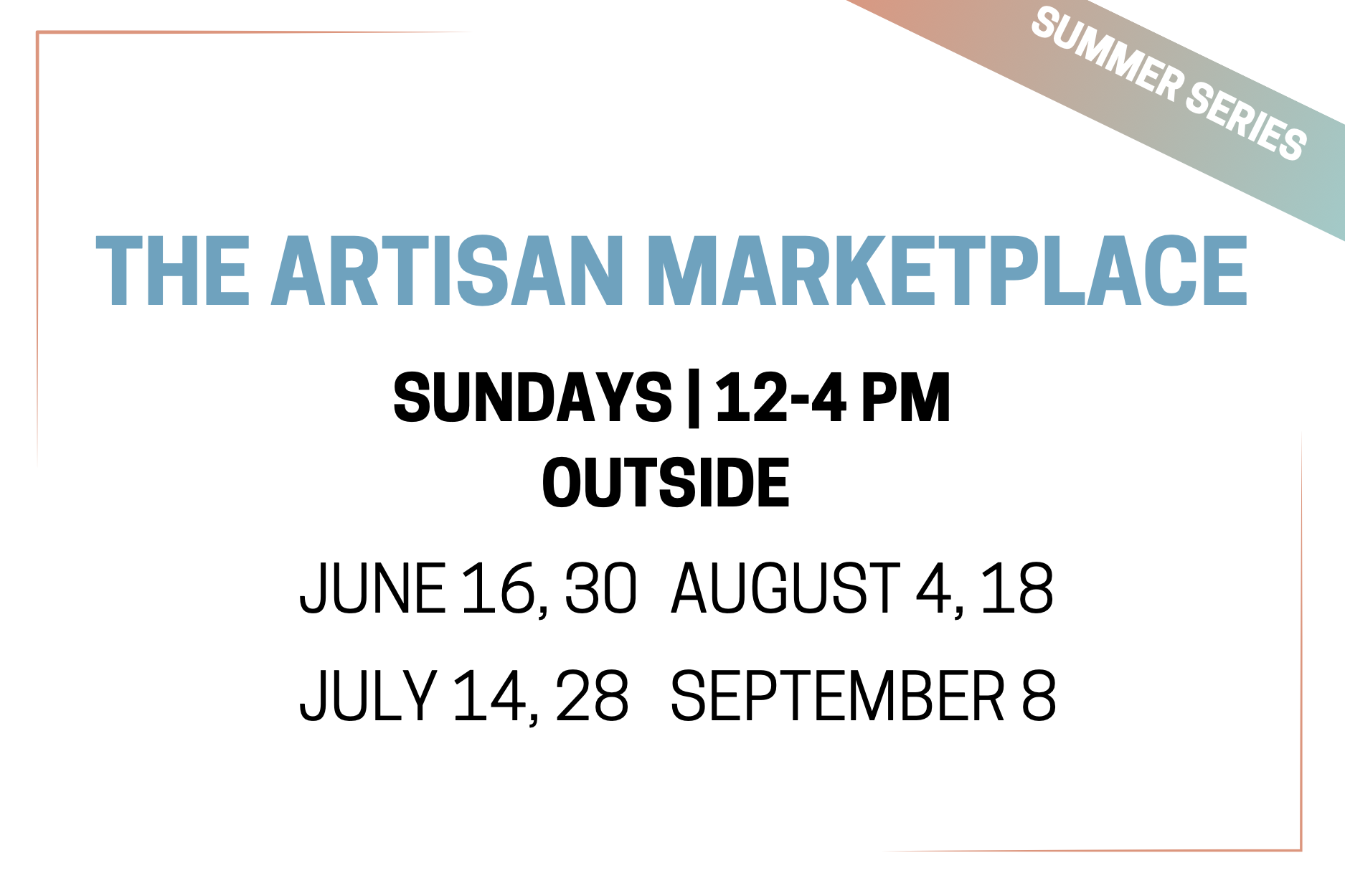 Summer Series Artisan Marketplace (600 x 400 px)